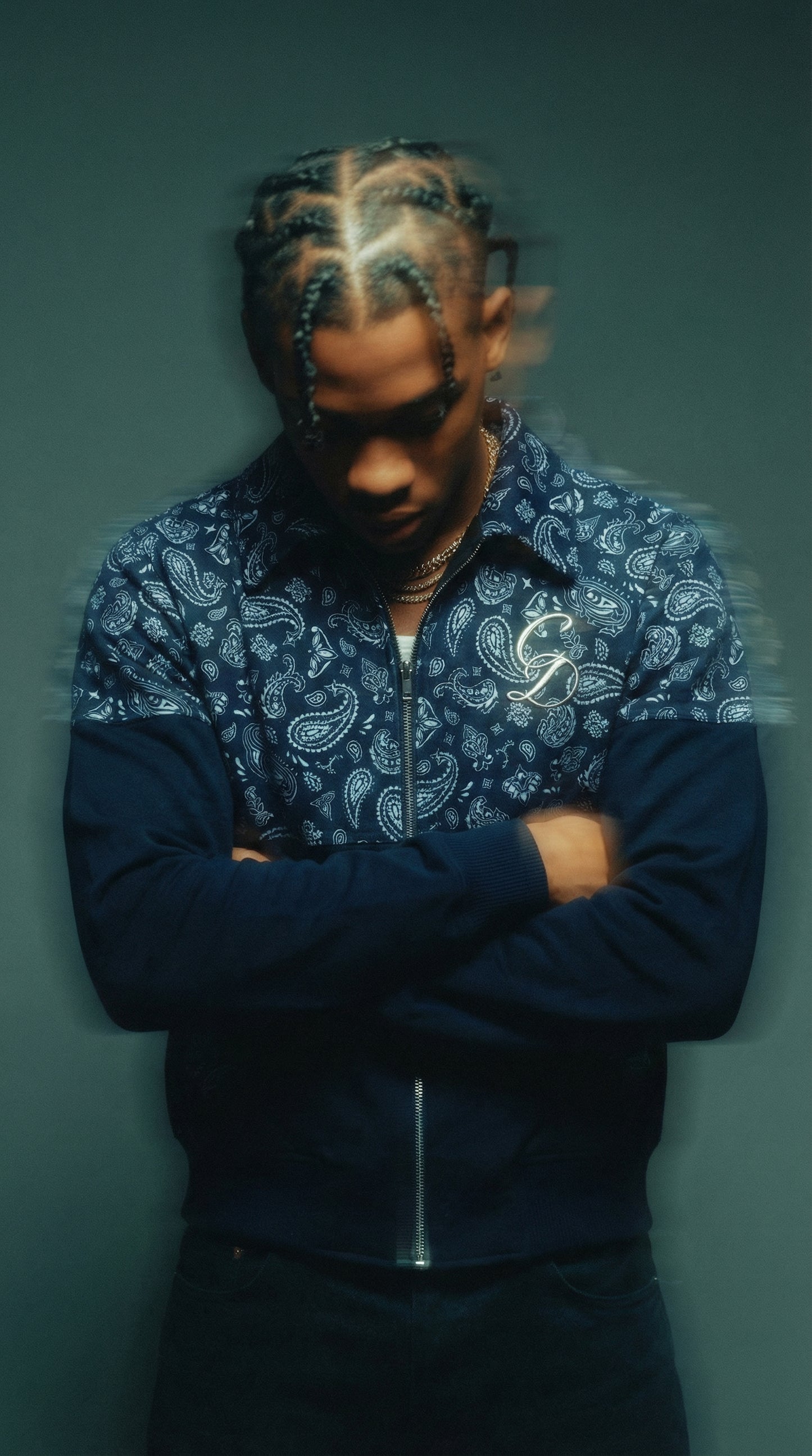 “Paisley Rebellion” Bomber Jacket