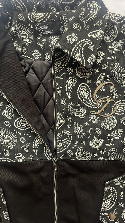 “Paisley Rebellion” Bomber Jacket