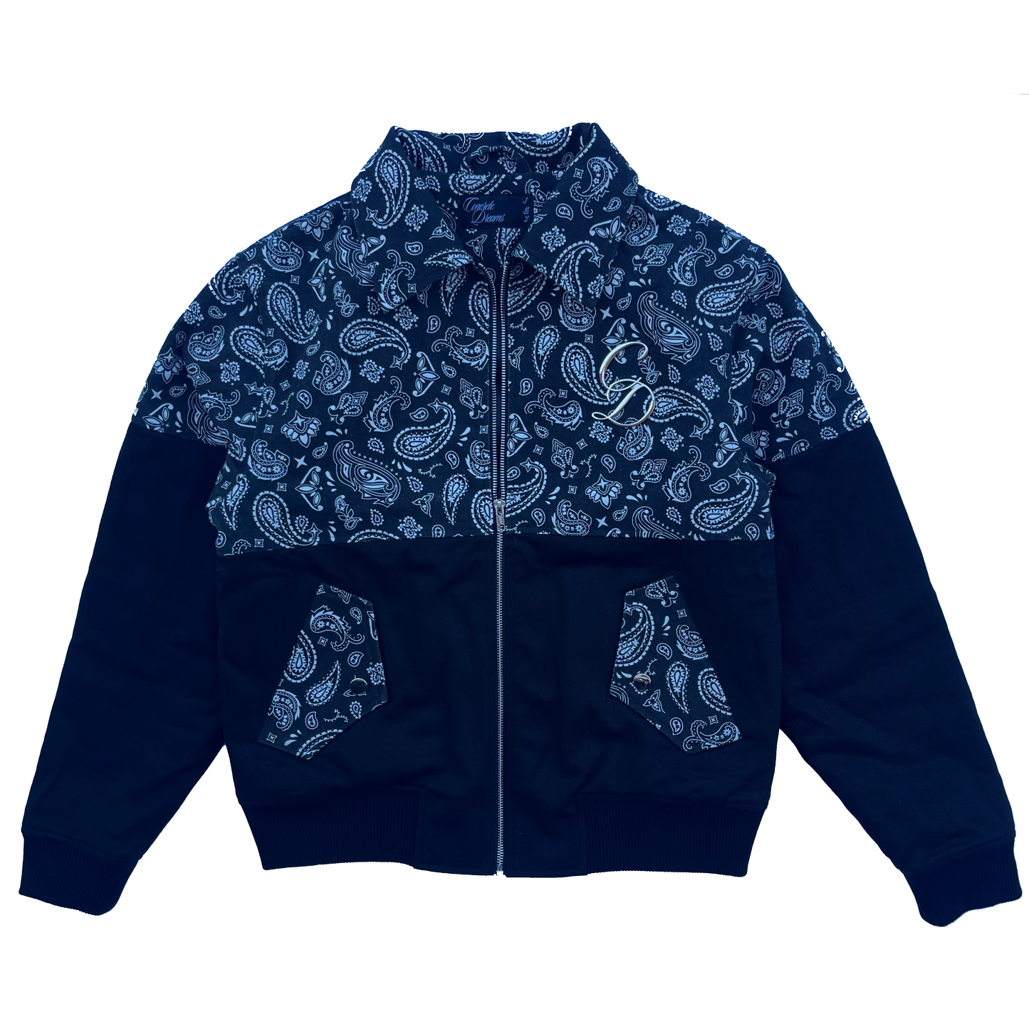 “Paisley Rebellion” Bomber Jacket