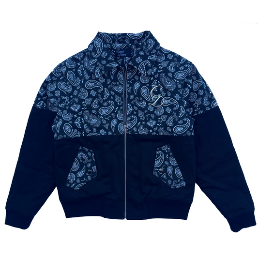 “Paisley Rebellion” Bomber Jacket