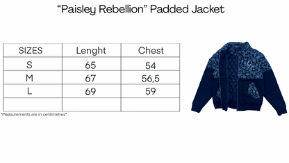 “Paisley Rebellion” Bomber Jacket